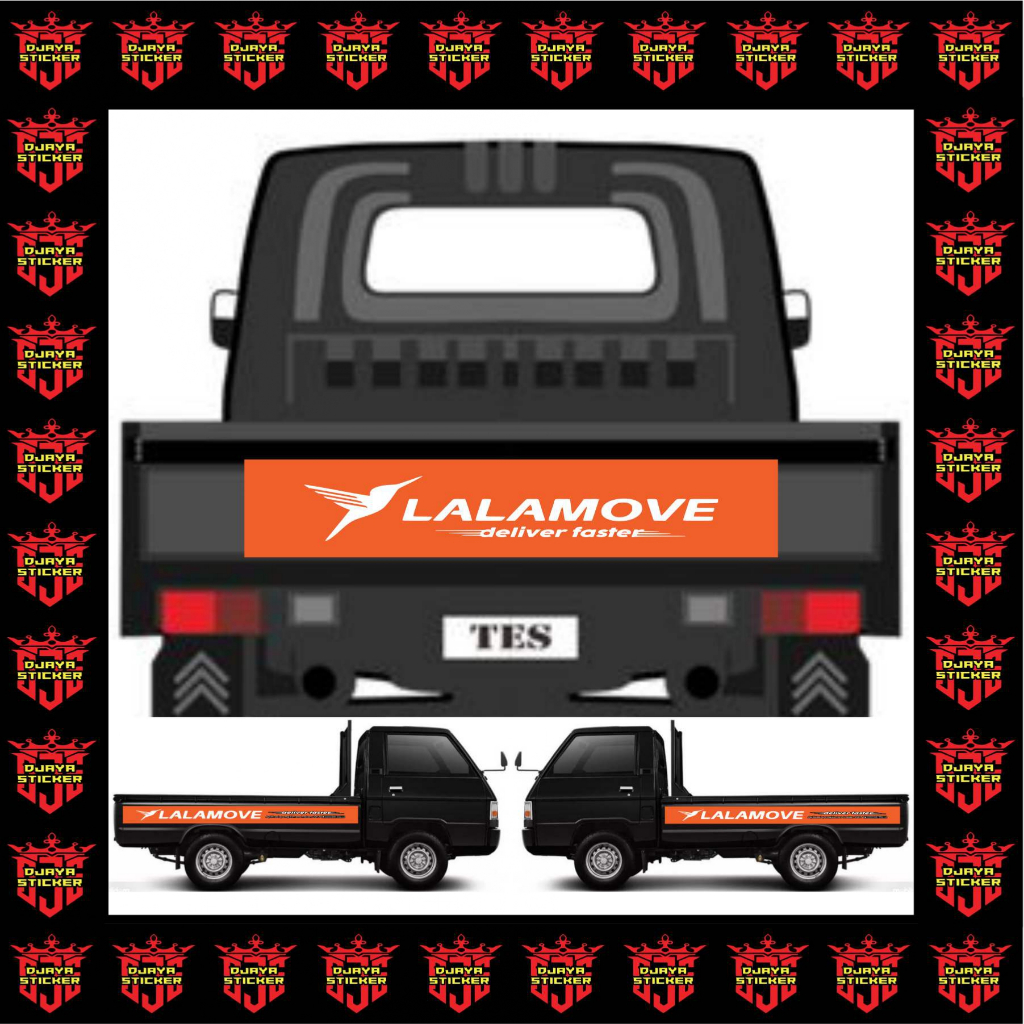 Cutting Sticker LALAMOVE Stiker Variasi MOBIL PICKUP L300 CARRY GRANMAX TRAGA DLL