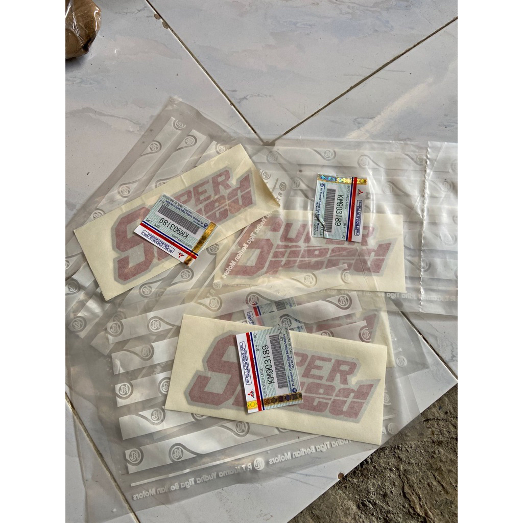 STIKER SUPER SPEED ORIGINAL MITSUBSHI CANTER