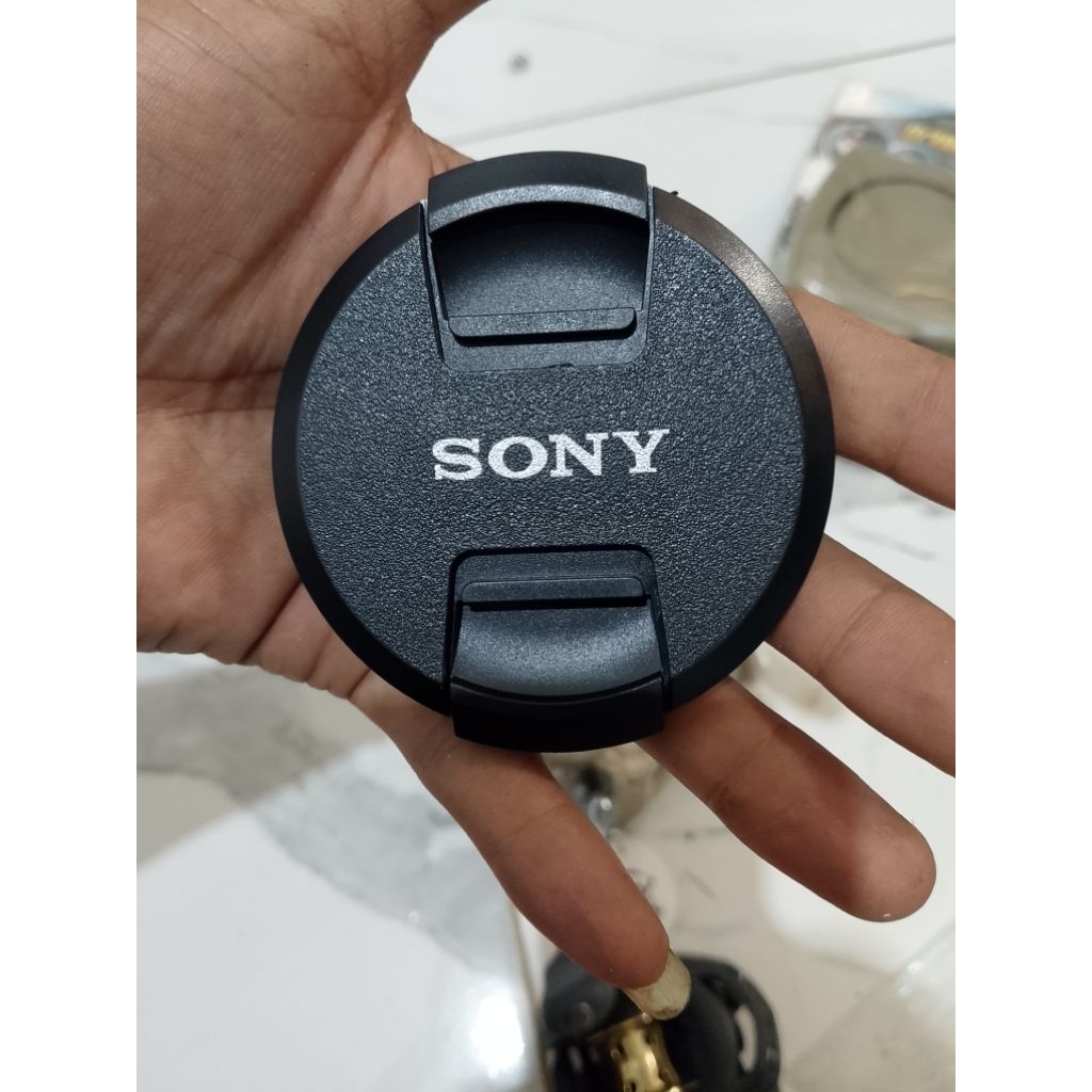 Tutup lensa kamera Sony 72 mm lensa cap 72 mm lenscap Sony alpha 72 mm lens cap depan lensa kamera S