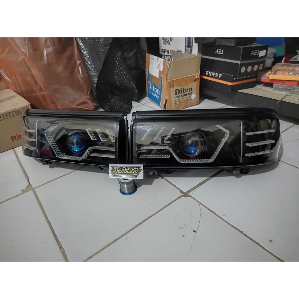 Custom Lampu Depan Carry Futura BILED