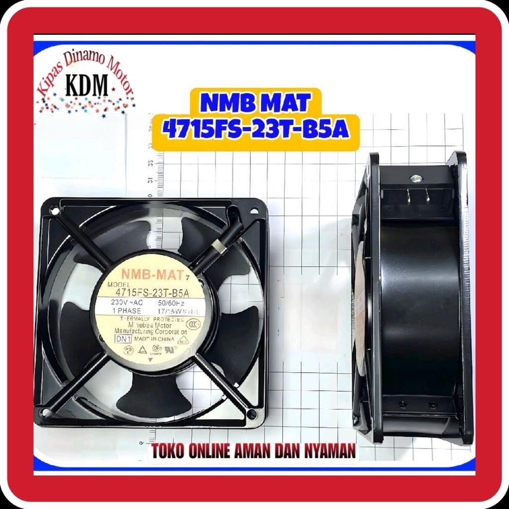 Fan NMB MAT 4715FS-23T-B5A 230V AC 50/60Hz 09/08A Cooling Fan