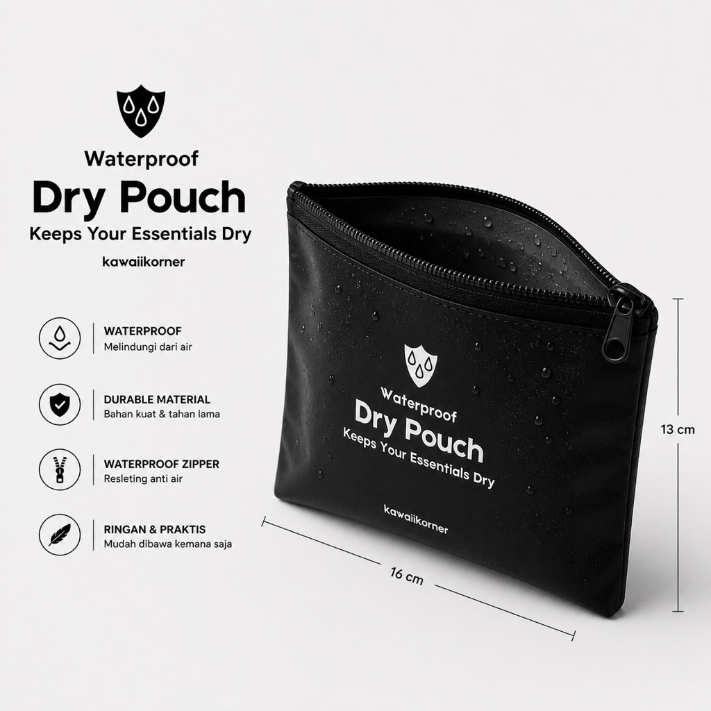 Pouch Anti Air Waterproof Travel by KawaiiKorner