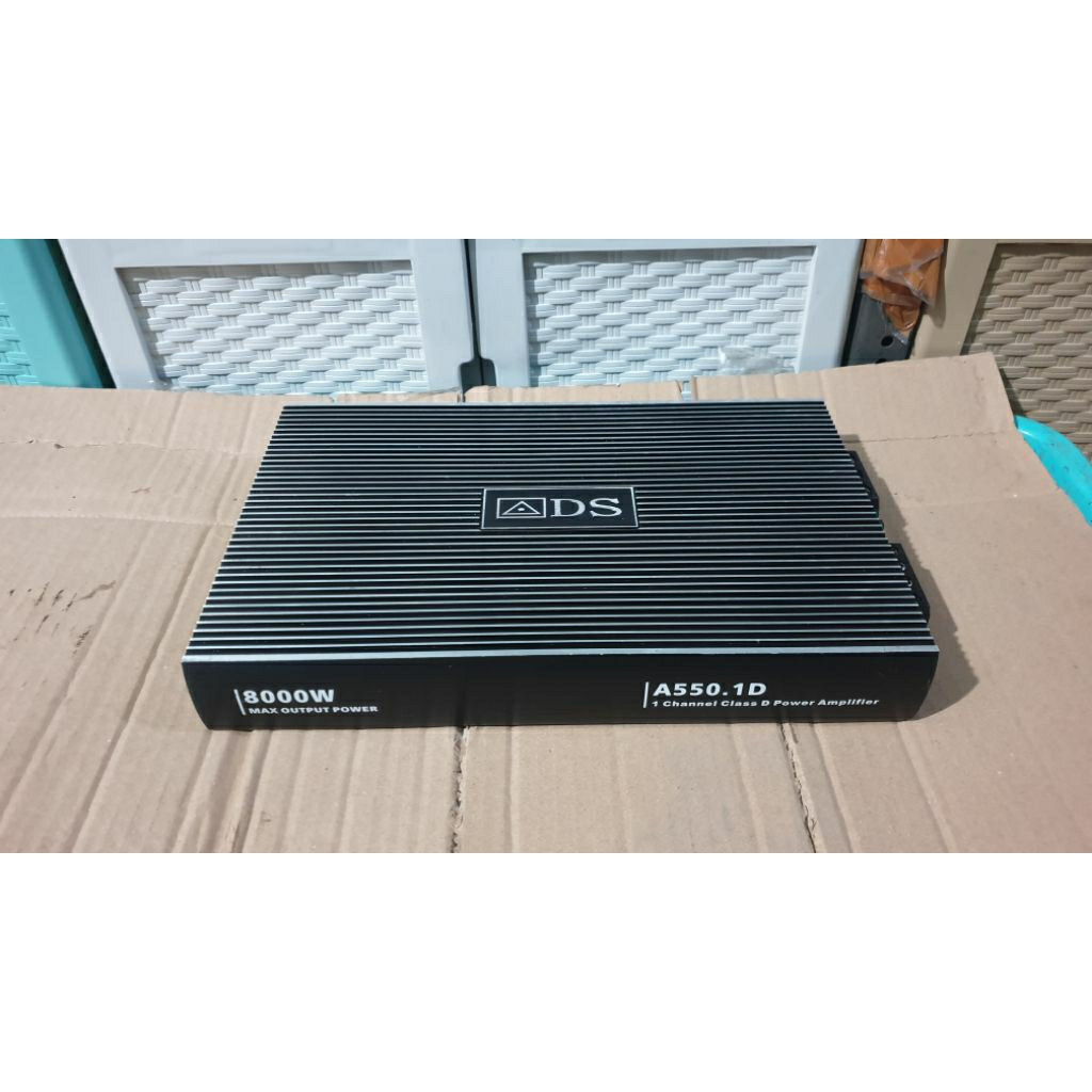 power mobil dc12voll monoblock class d ads a-550.1d second bekas normal siap pakai
