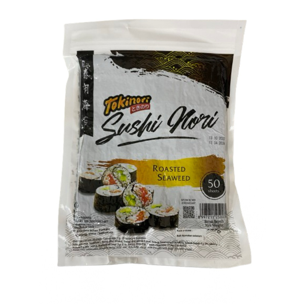 Tokinori Sushi Nori lembaran isi 50Lembar