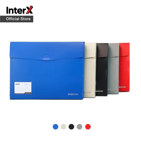 InterX Folder Carry File Lock Manual 4cm B5 CFX140B5 Tempat Penyimpanan Dokumen