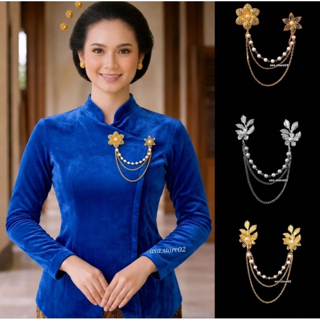 Bros Kebaya Janggan Mutiara /Bros Kebaya Jeng Yah/Bros Jurai/Bros Rantai Kebaya