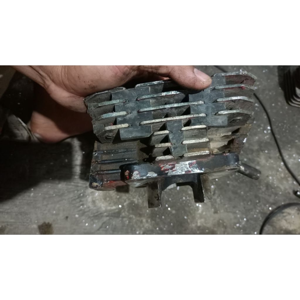silinder blok buring rx king sery buta/polosan os 100  belum ob/porting