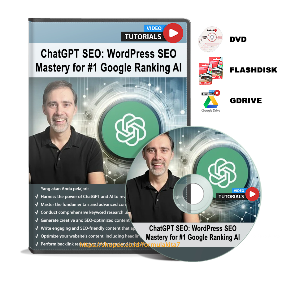 Udemy ChatGPT SEO: WordPress SEO Mastery for #1 G00gle Ranking AI