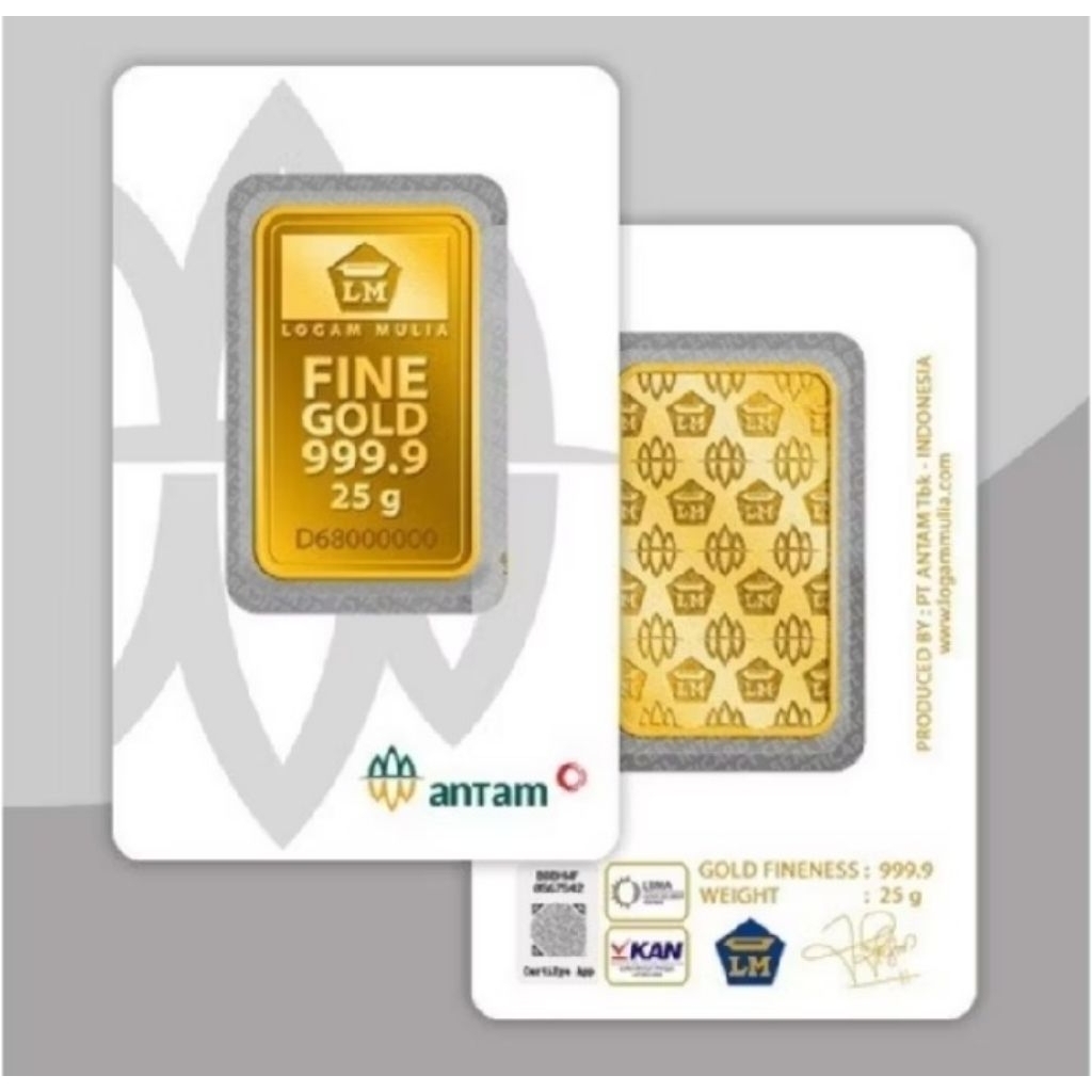 Logam Mulia Antam 25 Gram 2026