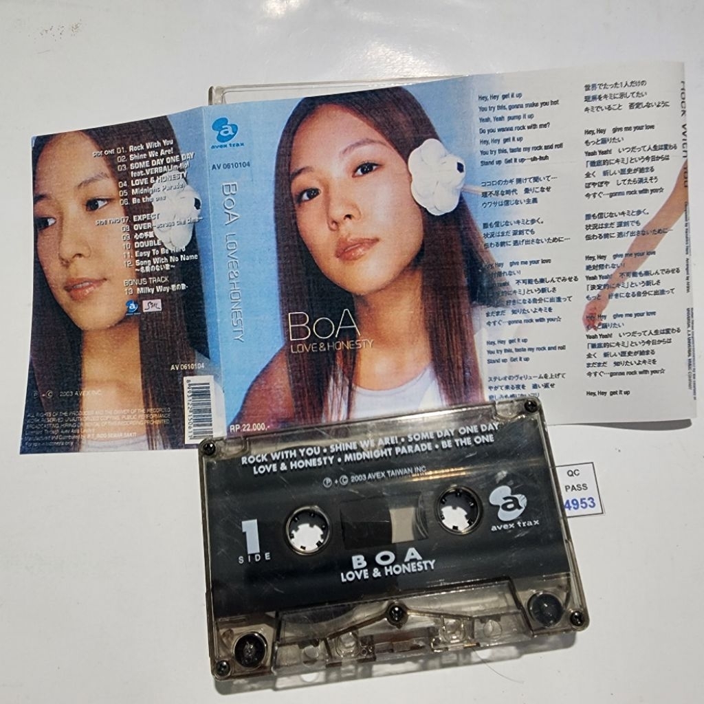 Kaset pita Boa / Love & Honesty (Tanpa Cover/Cover Copy an)