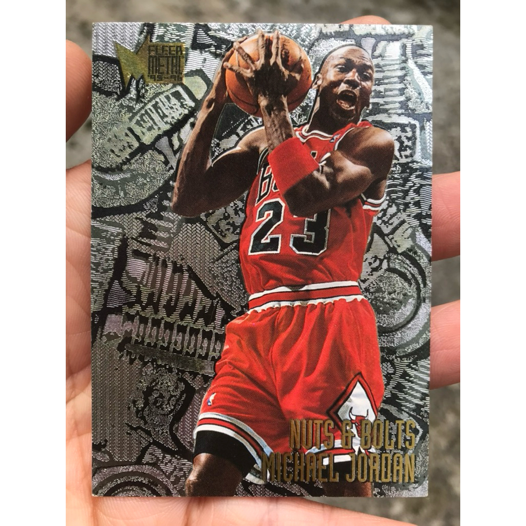 MICHAEL JORDAN KARTU BASKET FLER METAL NUTS BOLT 1995