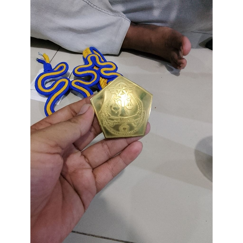 tanda jabatan talikur komando bisa custom bahan Kuningan bisa diberaso