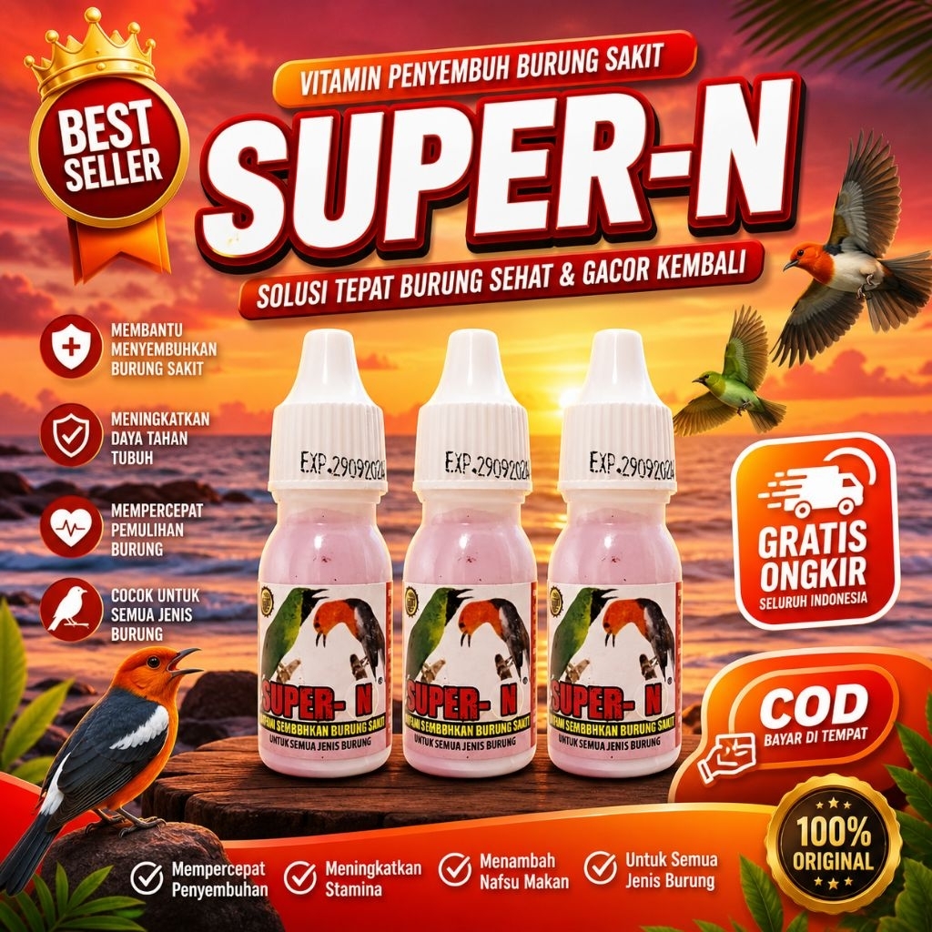 SUPER N VITAMIN BURUNG SAKIT