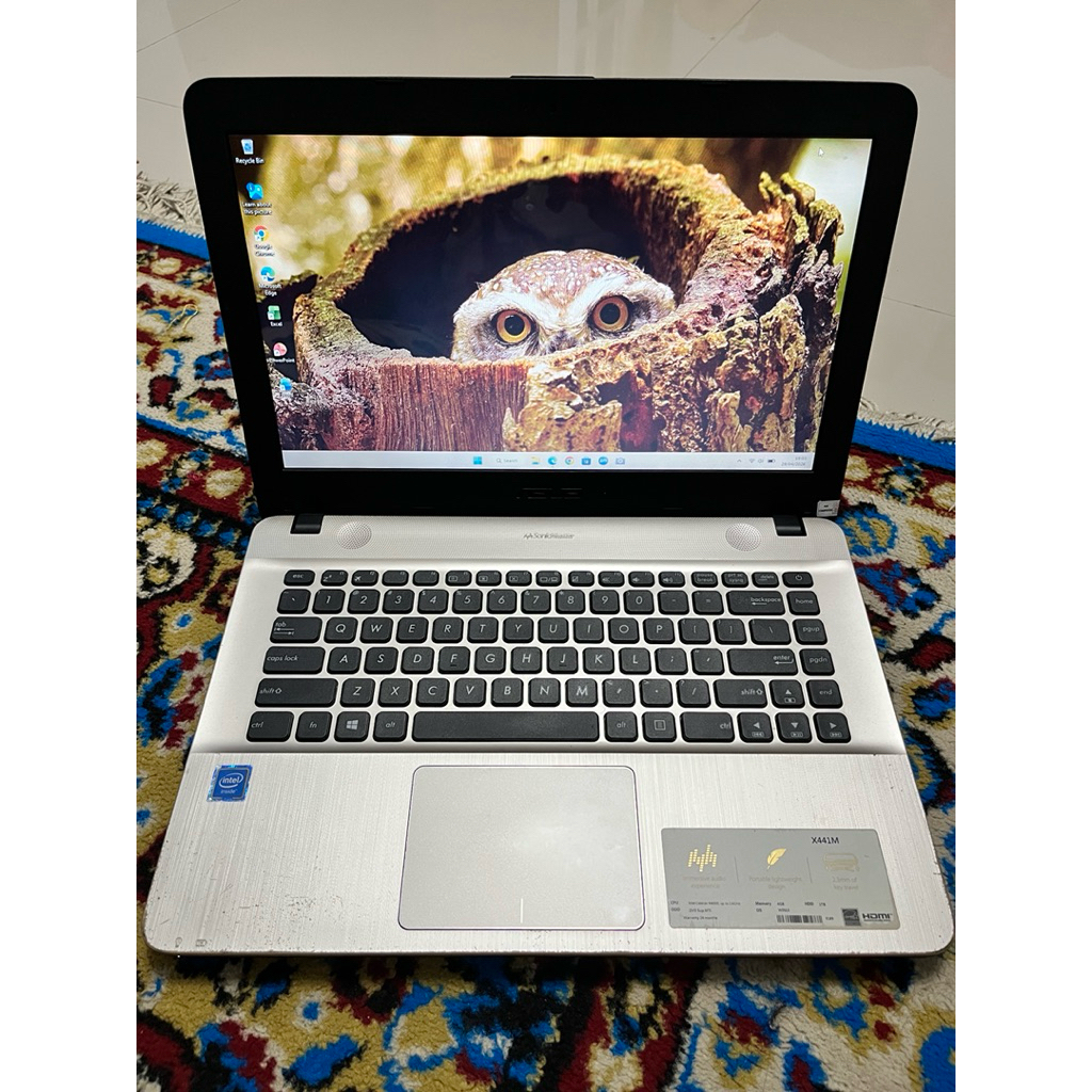 Asus X441M, celeron N4000 ram 4 gb SSD 128 gb