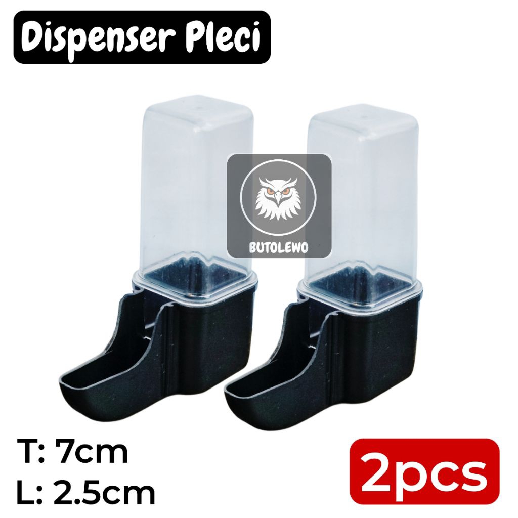 Dispenser Minum burcil Pleci Kenari Ciblek 2 pcs