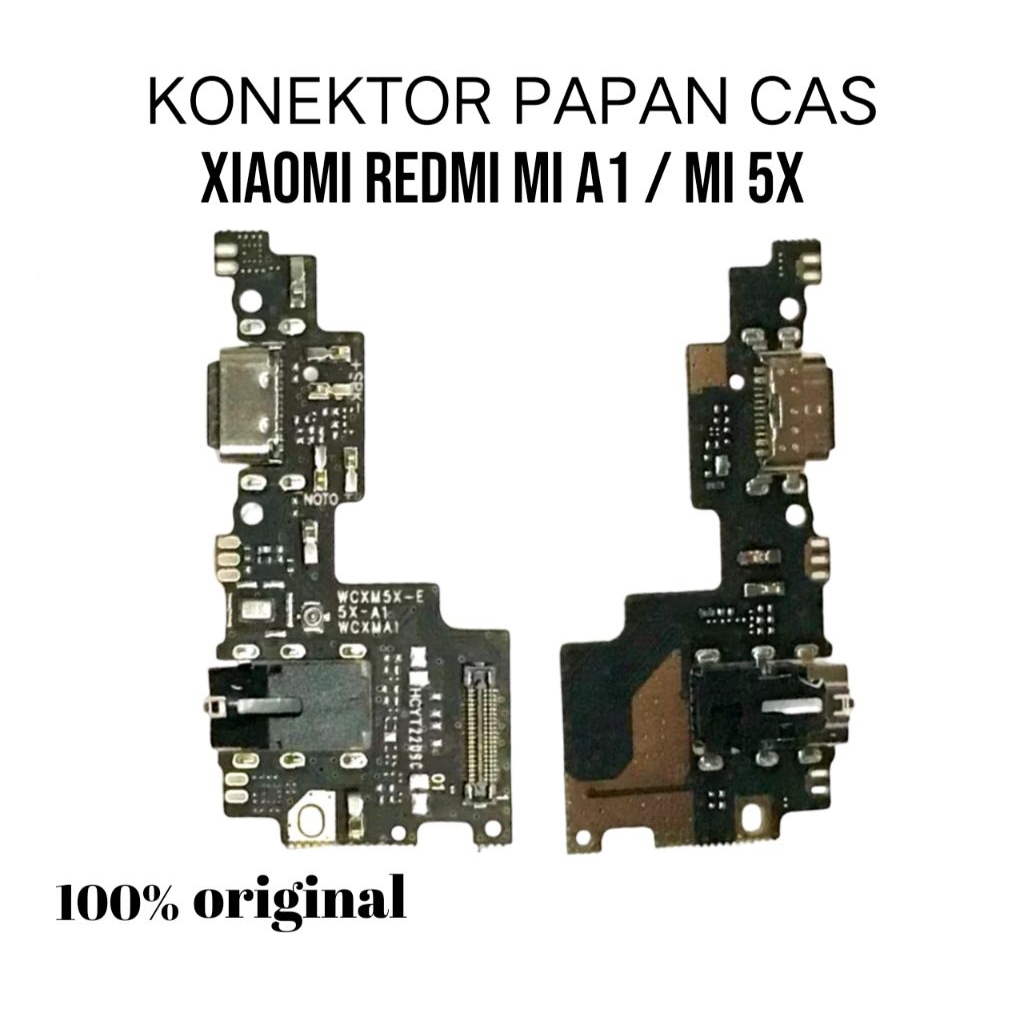 KONEKTOR PAPAN CAS XIAOMI REDMI A1 / MI 5X ORIGINAL PENGGANTI KONEKTOR PAPAN CAS