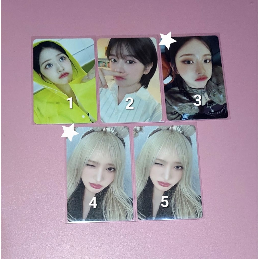 PHOTOCARD OFFICIAL IVE YUJIN LIZ