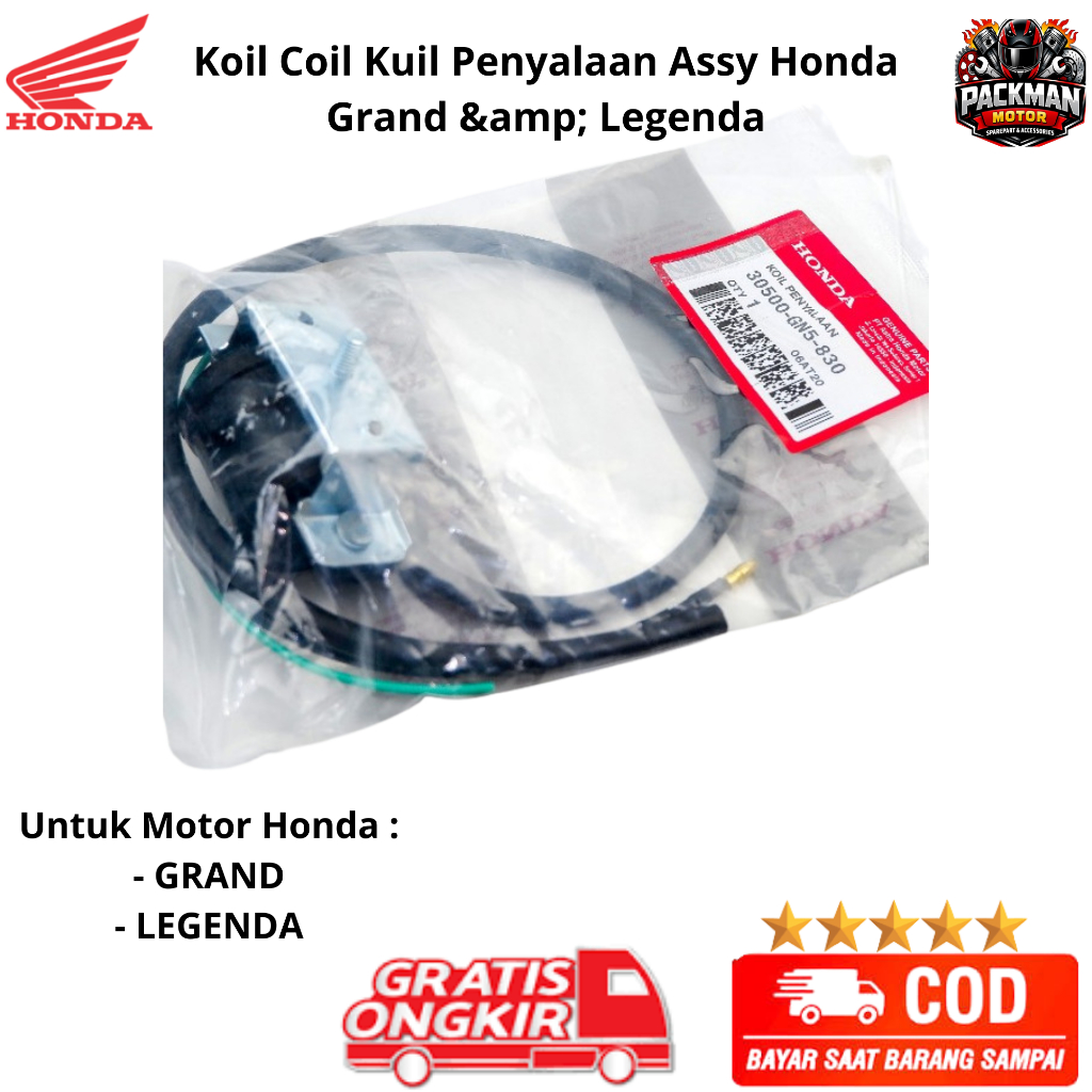 kuil motor supra - koil supra lama - koil astrea grand 30500-GN5-830 ori Packman motor