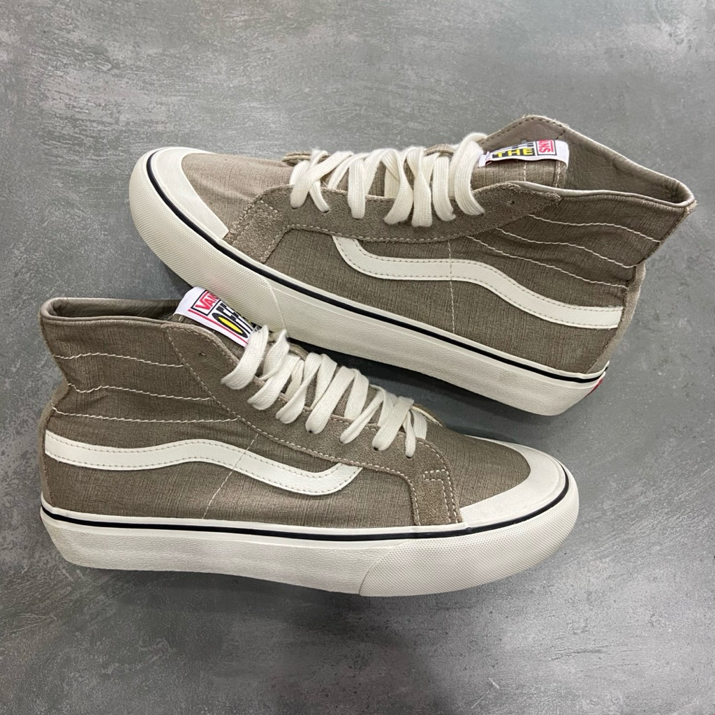 [Size 42] Rare Vans Sk8-Hi Style 138 Decon SF Salt Wash Khaki Brown Second Original Kondisi Mulus No