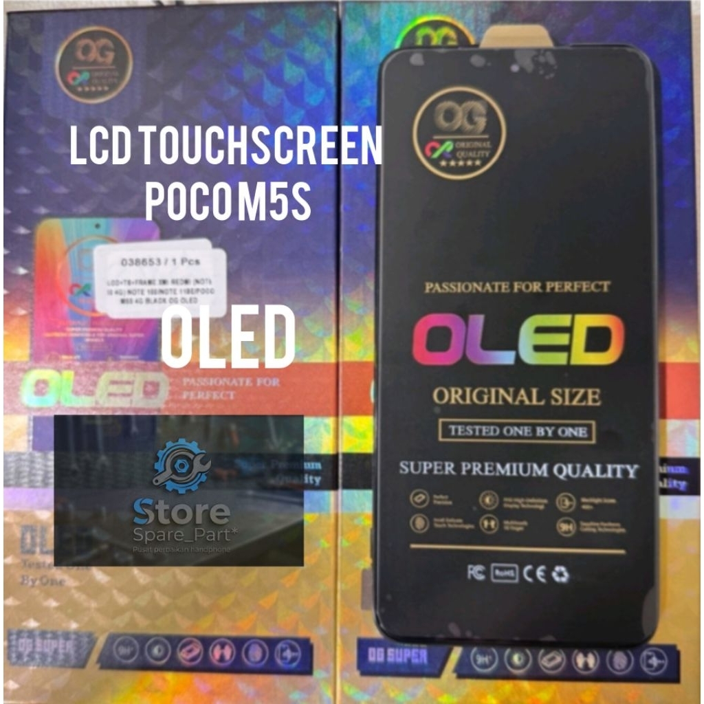 LCD TOUCHSCREEN XIAOMI REDMI POCO M5S OLED/AMOLED ORIGINAL FULLSET