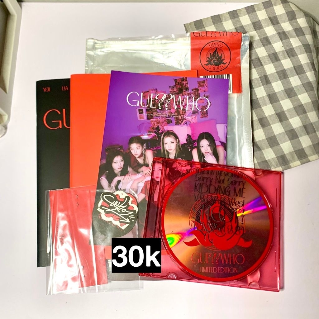 ITZY GUESS WHO LIMITED VERSION ALBUM ONLY (NO PC)