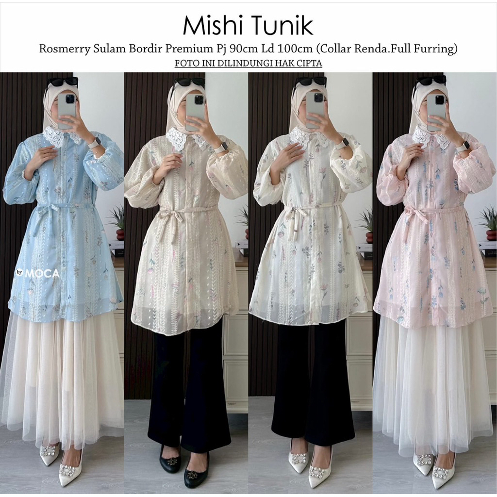 MISHI TUNIK BY MOCA TUNIK CANTIK SIMPLE MEWAH