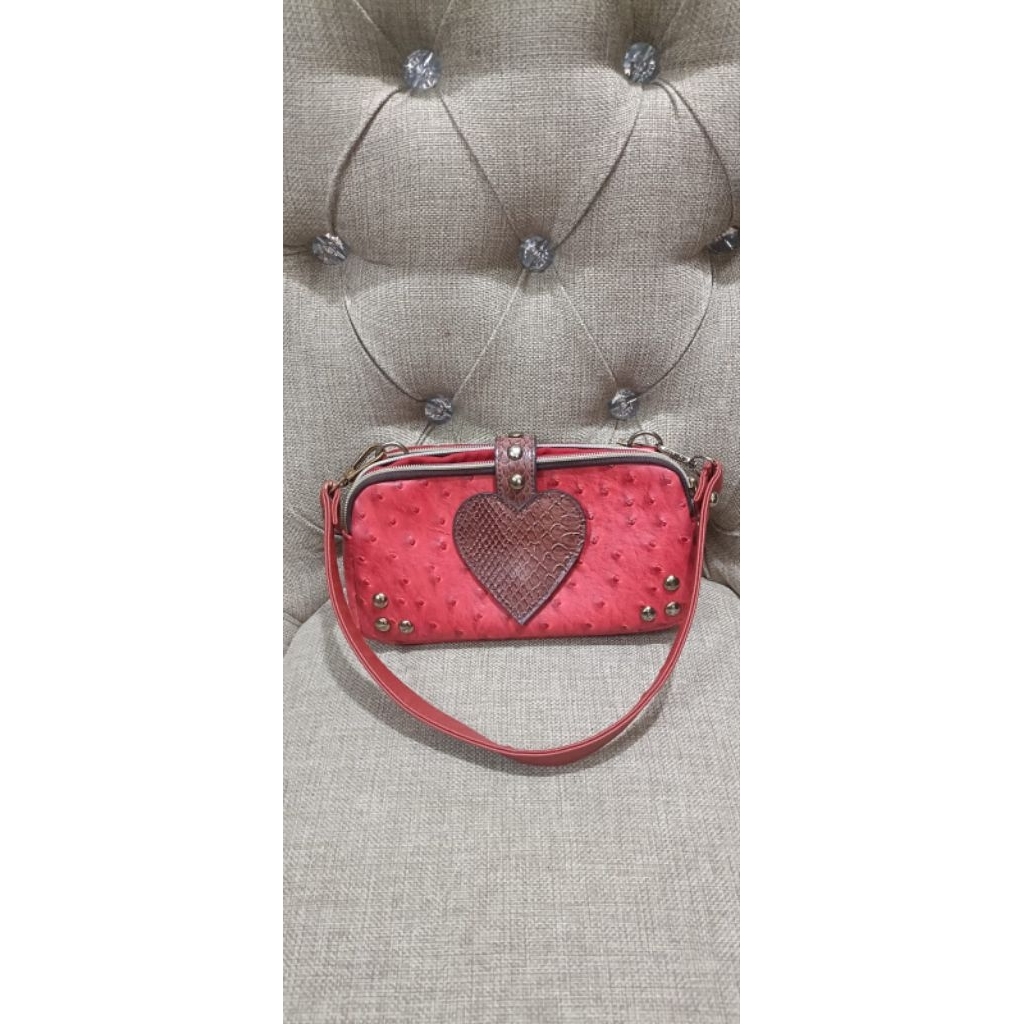 DOMPET TAS KULIT BURUNG