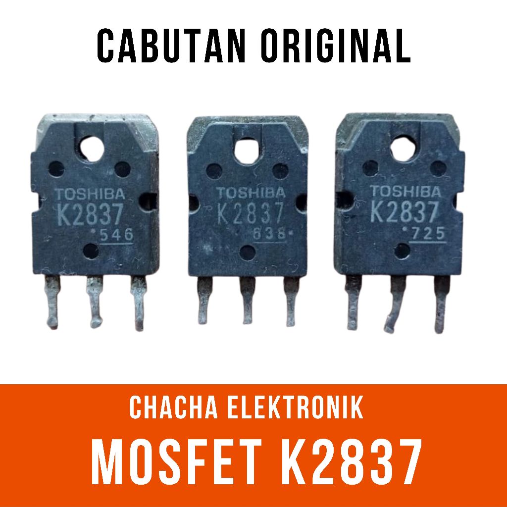 Original Mosfet K2837 FET 2837 24A 500V