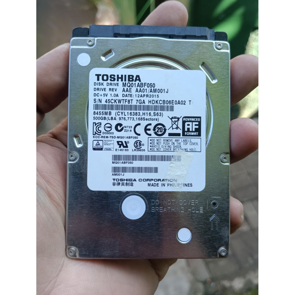 Harddisk Laptop 500GB
