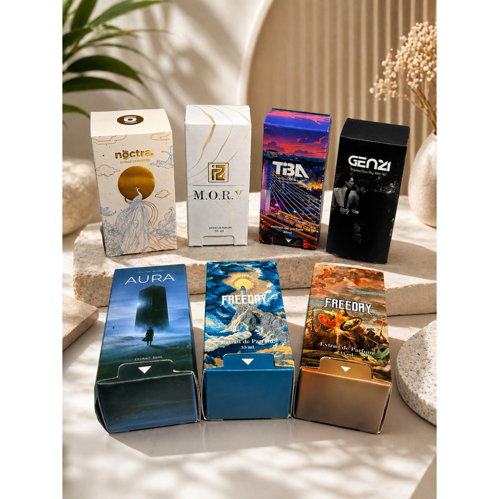 Custom Soft Box Parfum 30Ml free desain