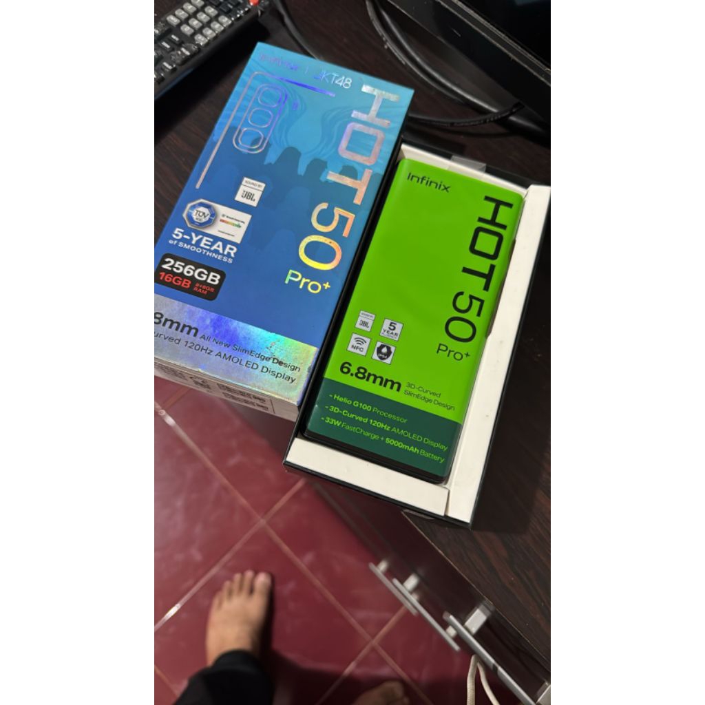 Infinix hot 50 pro plus 8/256 second