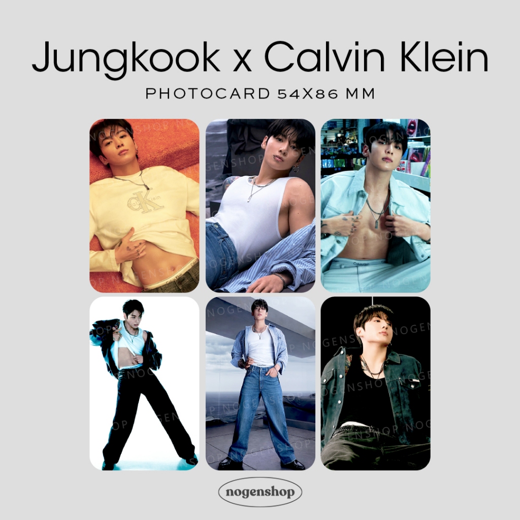 [UNOFFICIAL/FANMADE] PHOTOCARD PC BTS JUNGKOOK X CALVIN KLEIN 2026
