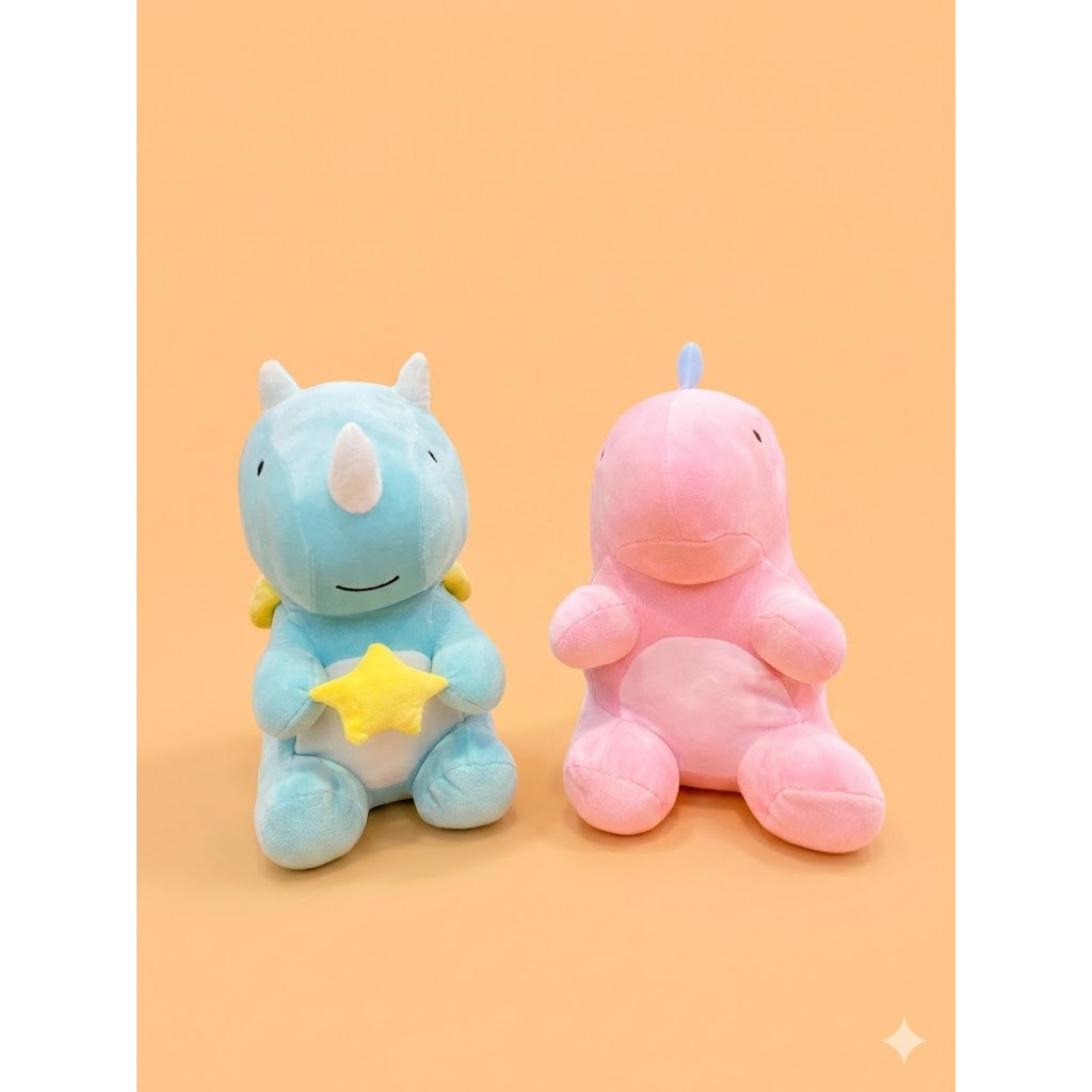 Miniso Dinosaurus Plush Toy / boneka dinosaur mainan anak