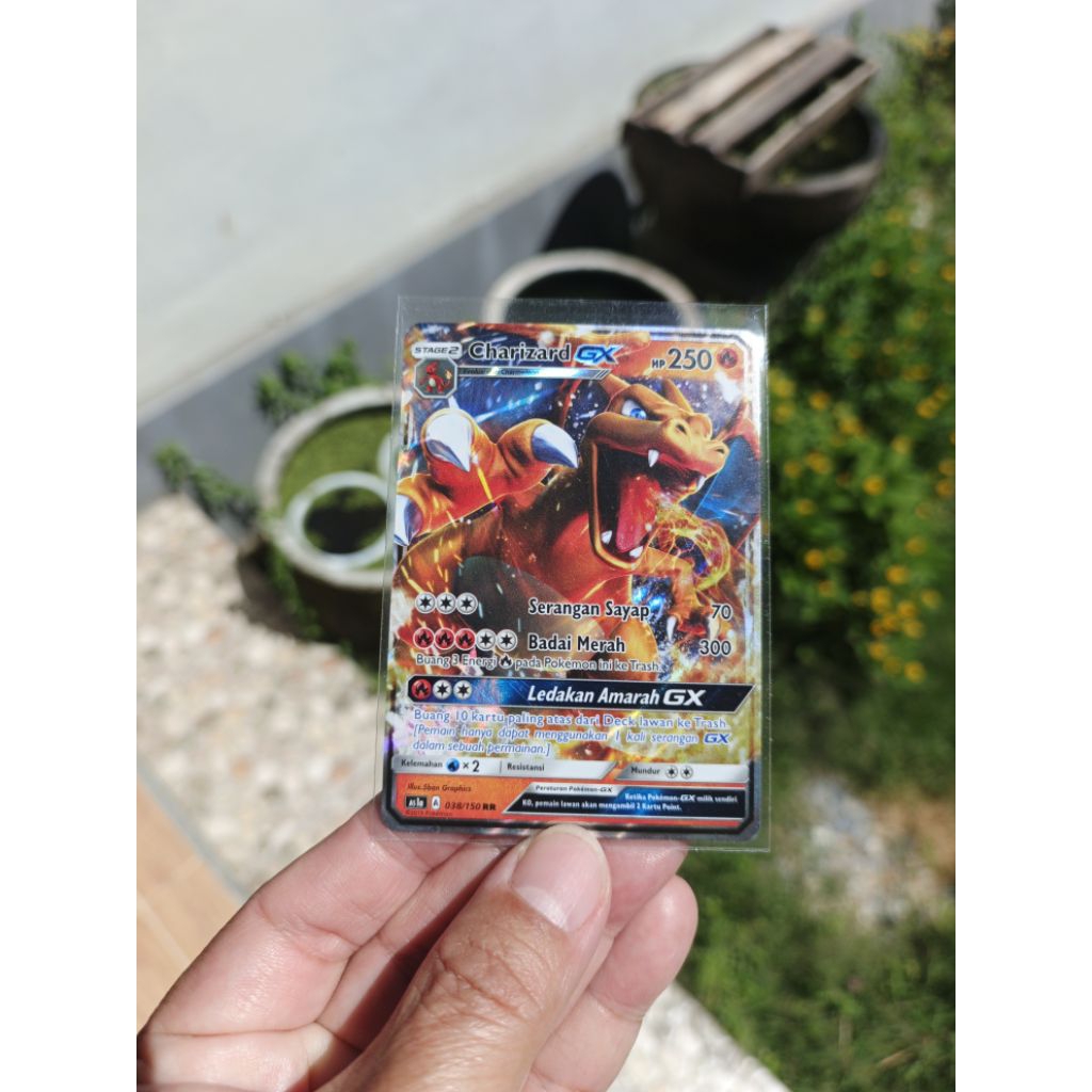 kartu pokemon Indo Holo 2019 Charizard GX