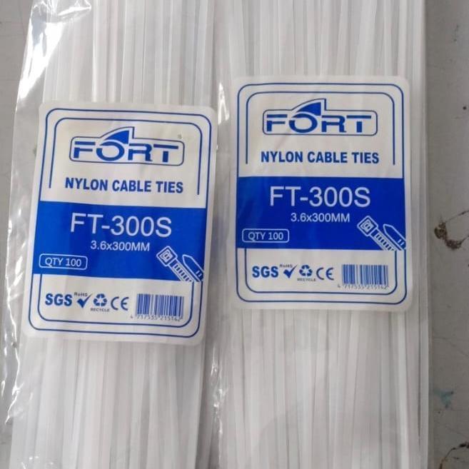 Kable ties 3.6x300mm fort / kabel ties 3.6 x 300 mm FT300S
