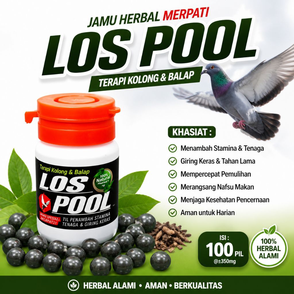 Jamu Merpati LOS POOL Giring Keket isi 50 pil extra power super power ferfect power pil edan