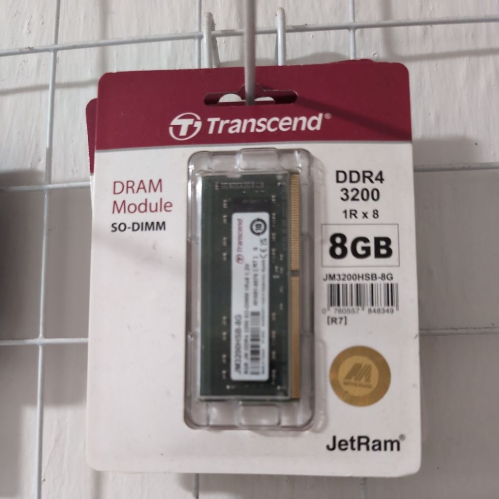RAM DDR4 Transcend 8GB Baru Ram Laptop