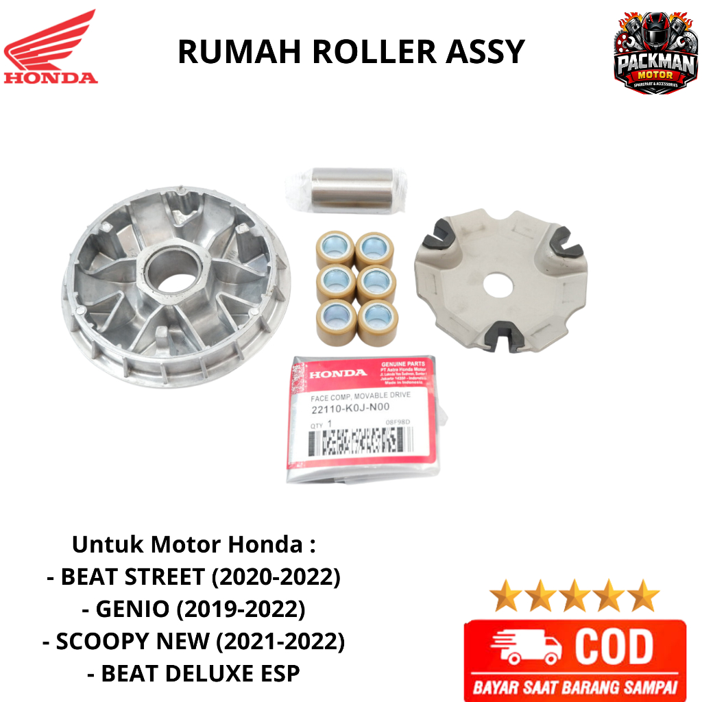rumah roller beat fi - rumah roller beat esp KOJ assy ori Packman motor