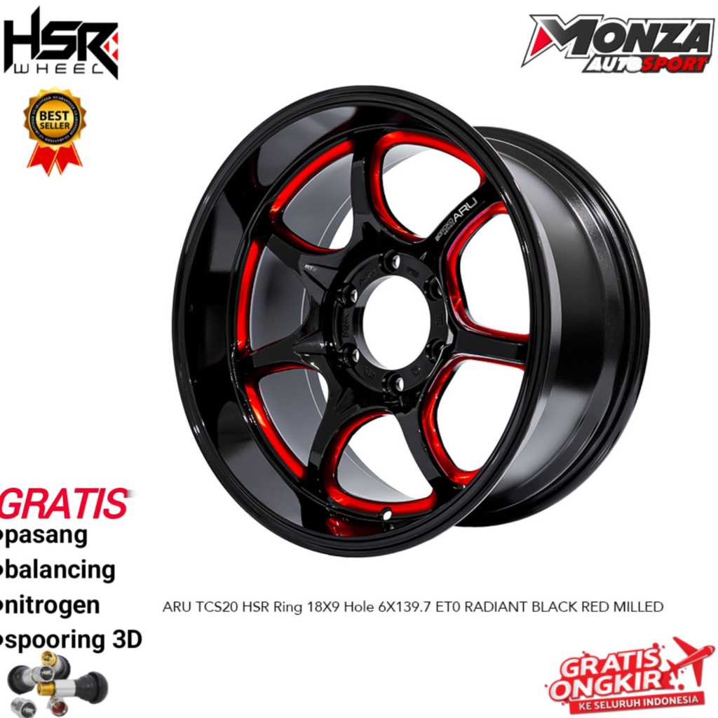 Velg mobil Pajero/Fortuner R18 HSR Aru