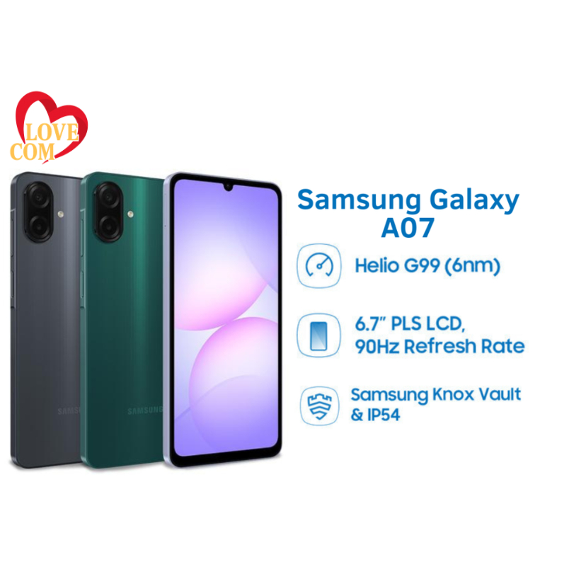 Samsung Galaxy A07 | 4/64 dan 8/128 | Hp samsung 1 jutaan | Hp Murah