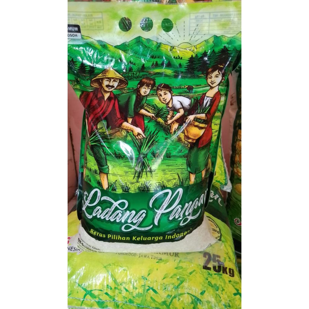 Beras premium ladang pangan 25 kg