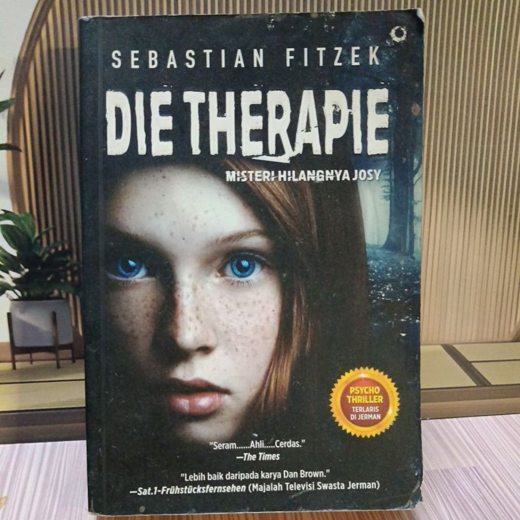 Novel Psikologi Thriller best seller Die Therapie karya Sebastian Fitzek
