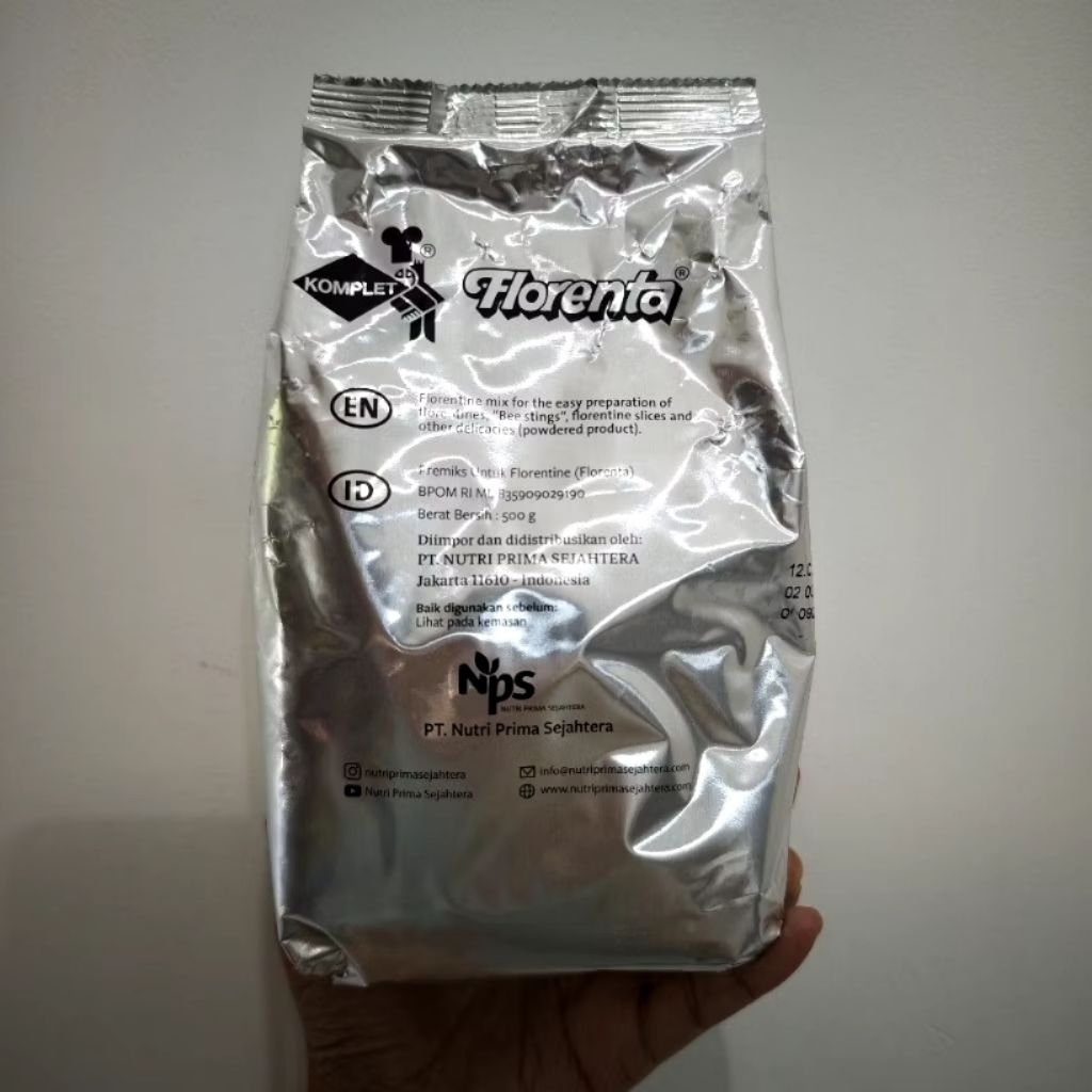 Florenta 500 gr Tepung Florentine Cookies Powder Import Germany Premix Impor Jerman Merk Komplet