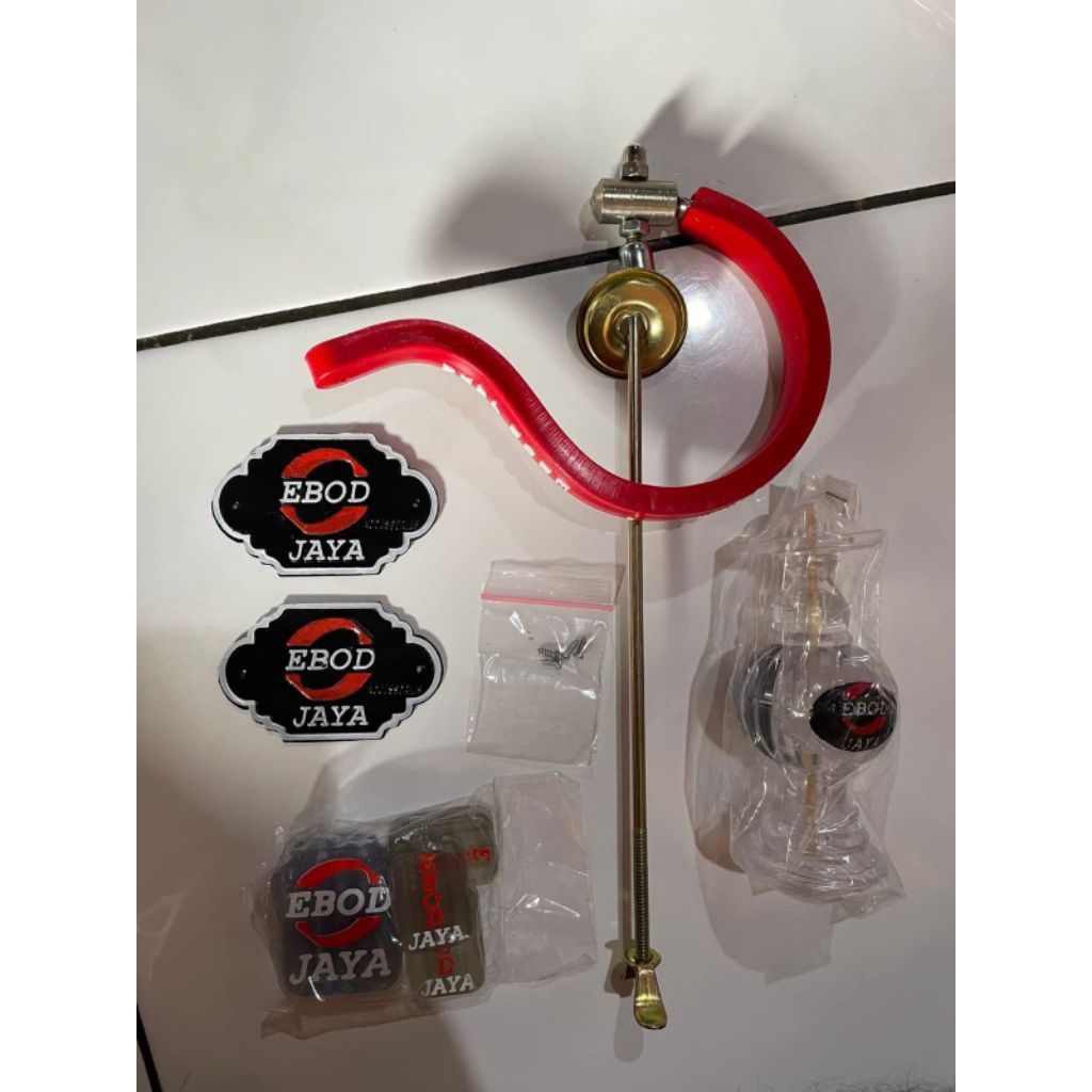 Assesoris Emblem Logo Fullset Buat Sangkar Kotak Merk EBOD JAYA Original