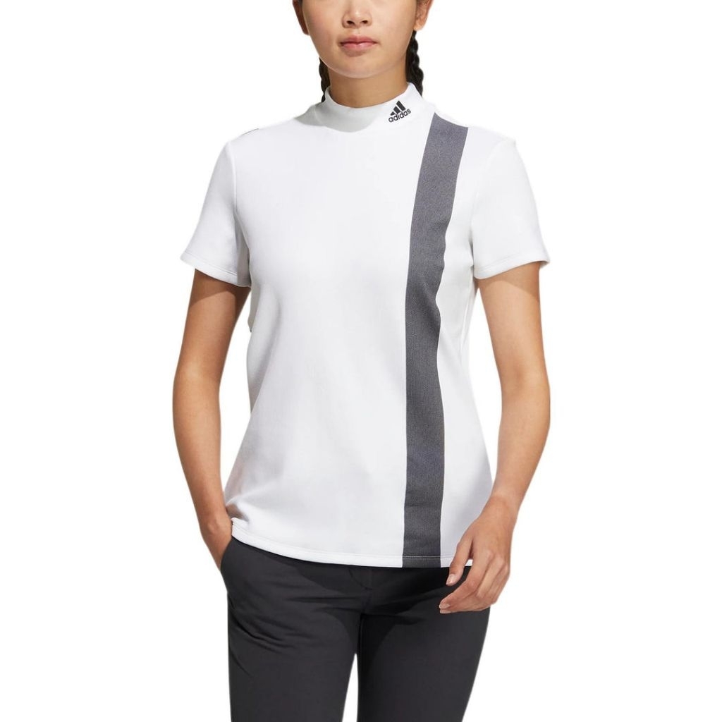 ADIDAS GOLF AEROREADY 3-BAR MOCK NECK SHIRT HG8253