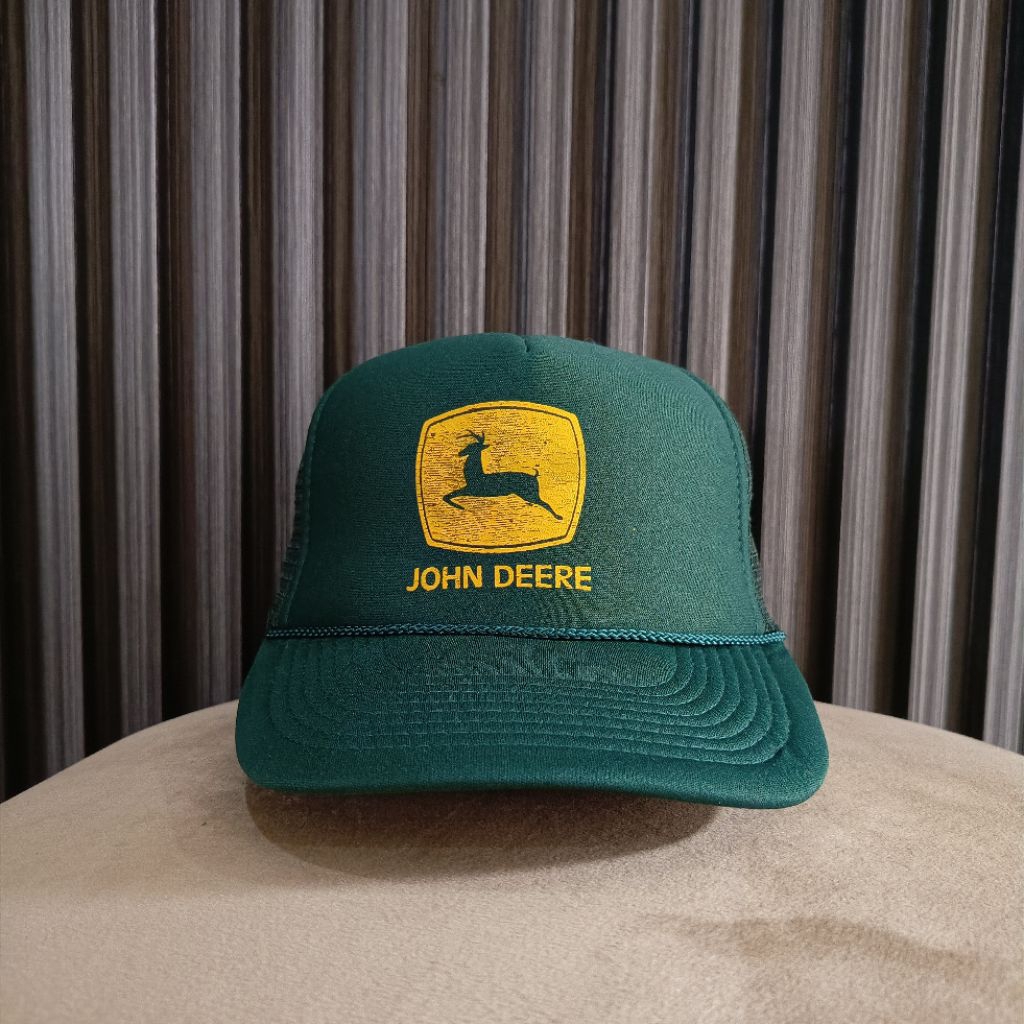 Topi Trucker Jaring Ropehat John Deere Nissin Cap