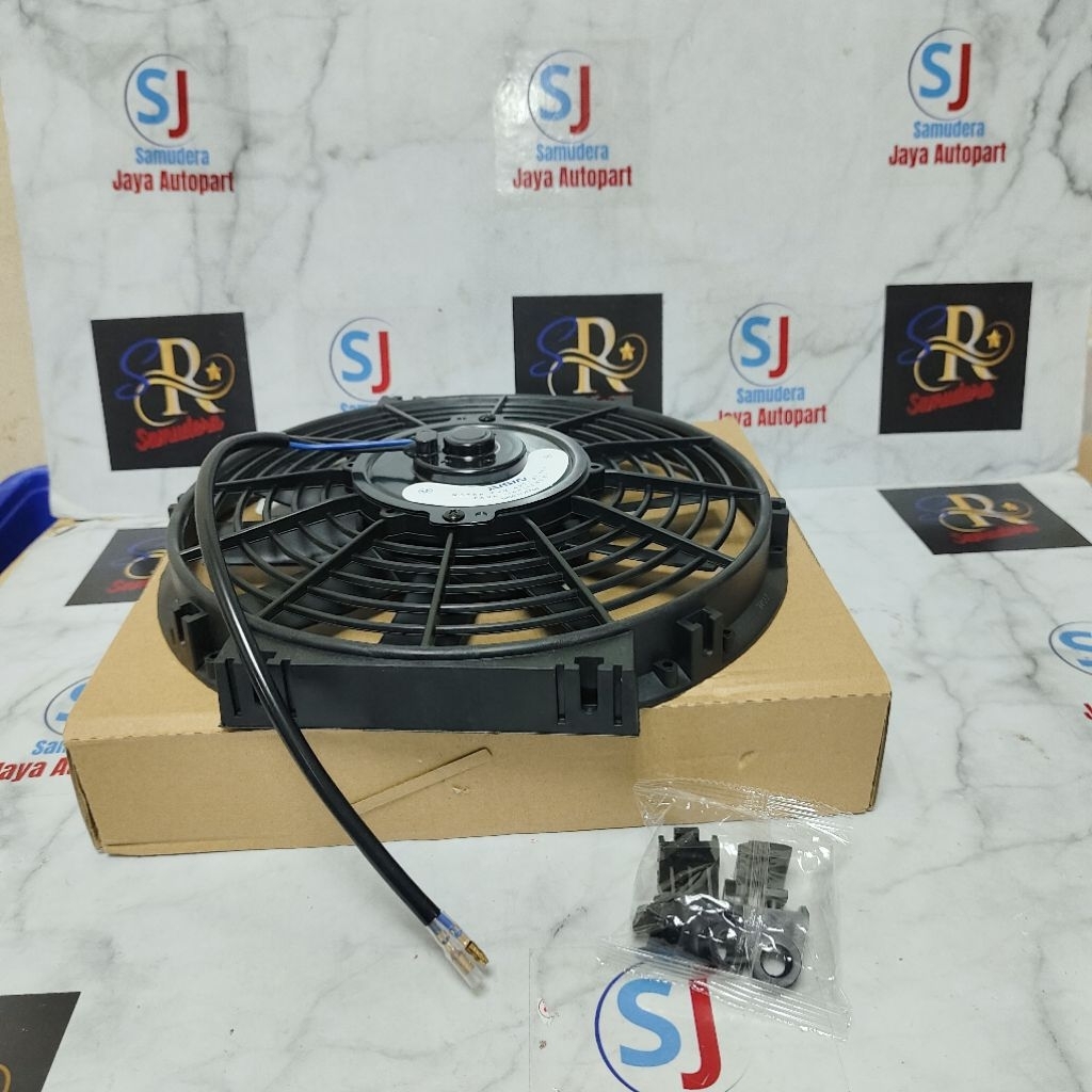 kipas fan radiator ac Extra fan xtrafan ac radiator 10in 12v volt Aisin