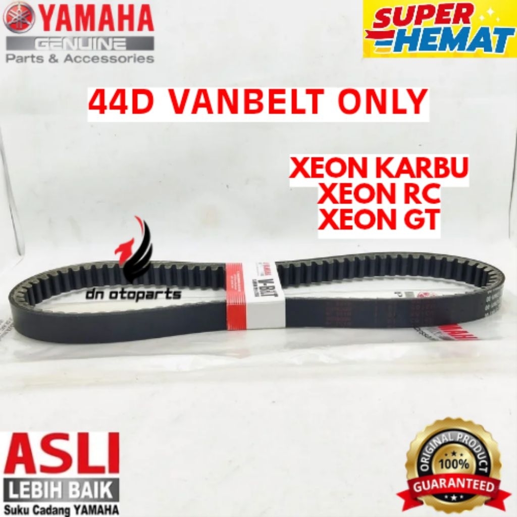 VANBELT ONLY ORIGINAL YAMAHA KODE 44D, VANBELT ONLY XEON KARBU, VANBELT ONLY XEON RC, VANBELT ONLY X