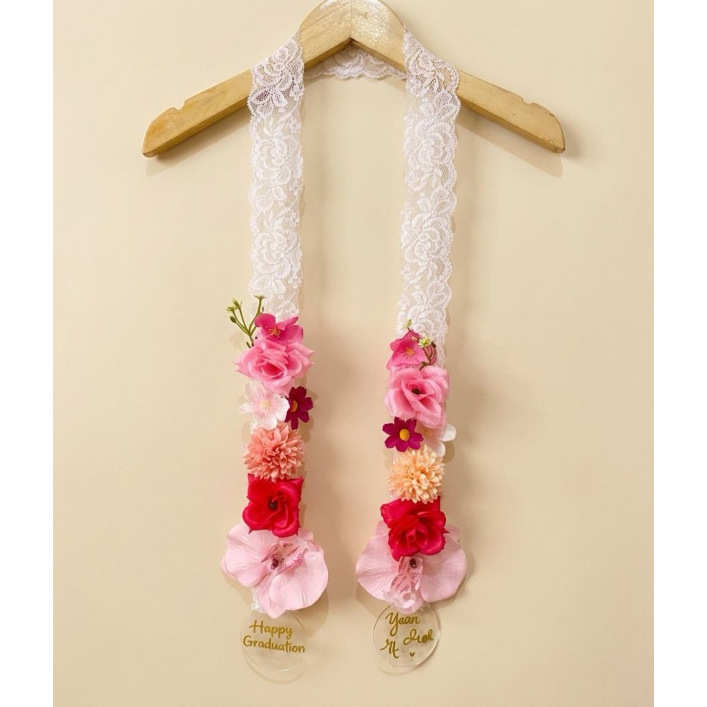 READYSTOCK SELEMPANG BUNGA LEHER WISUDA TERMURAH