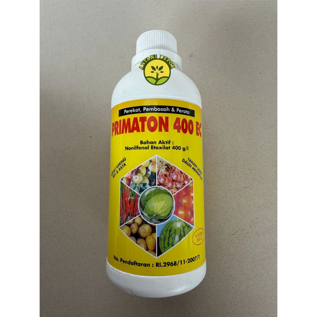 PRIMATON 400EC 500ML Perekat Pembasah dan Perata Larutan pestisida Nonil fenol Etoxilat